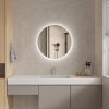 Erga Sofia, kerek LED tükör 50cm páramentes fűtőbetéttel, ERG-V01-207-5050