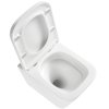Invena Florina, falra szerelhető wc csésze Swirlflush 495x365x370 mm + wc ülőke lassan záródó, fehér, INV-CE-94-001-L
