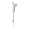 Hansgrohe Croma Select S, Multi zuhanygarnitúra zuhanyrúddal 65 cm, fehér/króm, HAN-26560400