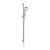 Hansgrohe Croma Select S, Multi zuhanygarnitúra zuhanyrúddal 90 cm, fehér/króm, HAN-26570400