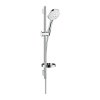 Hansgrohe Raindance Select S, zuhanykészlet 120 3jet zuhanyrúddal 65 cm és tál, fehér/króm, HAN-26630400