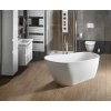 Aqualine, TISA szabadon álló kád 170x80 cm, fehér, E1780