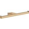 Hansgrohe AddStoris, dupla WC-papír tartó, szálcsiszolt bronz, HAN-41748140