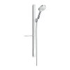 Hansgrohe Raindance Select S, zuhanykészlet 120 3jet zuhanyrúddal 90 cm és szappantartó, fehér/króm, HAN-27648400
