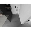Mexen Kioto L, Walk-In zuhany paraván 100 x 200 cm, 8mm szürke üveg, grafit profil, 800-100-103-95-40
