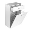 Aqualine, ZOJA / KERAMIA FRESH alsó szekrény kosárral 50x78x29cm, fehér, 51310