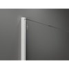 Mexen Kioto+, Walk-In zuhanyparaván polccal és akasztóval 115 x 200 cm, 8 mm átlátszó üveg, fehér profil, 800-115-121-20-00