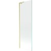 Mexen Next L, 1 szárnyú kádparaván 60 x 150 cm, 6mm átlátszó üveg, arany matt profil, 895-060-000-03-00-55