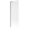 Mexen Next L, 1 szárnyú kádparaván 70 x 150 cm, 6 mm matt üveg, grafit profil, 895-070-000-03-30-66