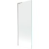 Mexen Next L, 1 szárnyú kádparaván 70 x 150 cm, átlátszó, 6 mm átlátszó üveg, csiszolt acél profil, 895-070-000-03-00-97