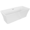 Mexen Tonia, szabadon álló kád 170 x 75 cm, fehér, króm túlfolyó, 52171707500-01