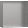Hansgrohe XtraStoris Minimalistic, fali fülke 300x300x100mm, szálcsiszolt rozsdamentes acél, HAN-56073800