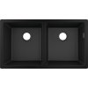 Hansgrohe S51, alászerelt mosogató 370/370, fekete grafit, HAN-43434170
