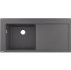 Hansgrohe S51, beépíthető mosogató 450 jobb oldali vízelvezető résszel, kőszürke, HAN-43330290