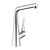 Hansgrohe Metris M71, konyhai karos csaptelep 320 1jet, beépítés az ablak elé, króm, HAN-14823000