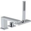 Hansgrohe Tecturis E, 3-lyukú fürdőcsaptelep, króm, HAN-73443000