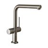 Hansgrohe M54, Talis 270 mosogató csaptelep, készülék elzáró szeleppel, rozsdamentes megjelenés, HAN-72827800