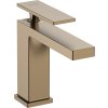 Hansgrohe Tecturis E, karos mosdócsaptelep 110 EcoSmart+ hulladékkészlettel, szálcsiszolt bronz, HAN-73010140