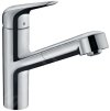 Hansgrohe Focus M42, mosogató csaptelep M4214-H150 kihúzható spray-vel, sBOX, króm, HAN-71829000