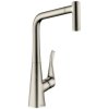 Hansgrohe M71, mosogató csaptelep M7116-H320 kihúzható spray-vel, sBOX, rozsdamentes megjelenés, HAN-73801800