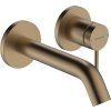 Hansgrohe Tecturis S, EcoSmart+ rejtett karos mosdócsaptelep 165 mm-es kifolyóval, szálcsiszolt bronz, HAN-73350140