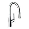Hansgrohe Talis M51, konyhai csaptelep 200, Eco, kihúzható zuhany, 2jet, sBox, króm, HAN-73876000