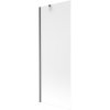 Mexen Next, 1 szárnyú kádparaván 70 x 150 cm, 6 mm-es matt üveg, polírozott grafit, 895-070-000-00-30-66