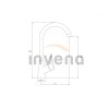 Invena Verso, magas mosogató csaptelep h-350, króm, INV-BZ-82-L01-X