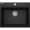 Deante Corrio, 1 kamrás gránit mosogató 600x500x216 mm, grafit, DEA-ZRC_210A