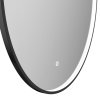 ErgaCharlotteFrontEdgeLightBlackFrameMirror60cm 99