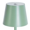 Toollight, érintőképernyős LED éjjeli asztali lámpa 5W, 3 színű fény, USB tápegység, APP1368-T GREEN, világoszöld, OSW-08630