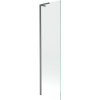 Mexen Next, kádparaván 1 szárny 50 x 150 cm, fix szárny, 6 mm átlátszó üveg, polírozott grafit profil, 895-050-000-03-00-66