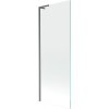 Mexen Next, kádparaván 1 szárny 70 x 150 cm, fix szárny, 6 mm átlátszó üveg, polírozott grafit profil, 895-070-000-03-00-66