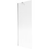Mexen Next, kádparaván 1 szárny 70 x 150 cm, fix szárny, 6 mm-es üveg csíkokkal, króm profil, 895-070-000-00-09-01