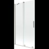 Mexen Velar, 2 szárnyas eltolható kádparaván 100 x 150 cm, 8 mm átlátszó üveg, csiszolt acél, 896-100-000-01-97