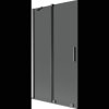 Mexen Velar, 2 szárnyas eltolható kádparaván 100 x 150 cm, 8mm szürke üveg, polírozott grafit, 896-100-000-41-66