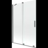 Mexen Velar, 2 szárnyas eltolható kádparaván 120 x 150 cm, 8mm átlátszó üveg, polírozott grafit, 896-120-000-01-95