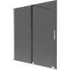 Mexen Velar, 2 szárnyas eltolható kádparaván 150 x 150 cm, 8mm szürke üveg, króm, 896-150-000-41-01