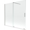 Mexen Velar, 2 szárnyas eltolható kádparaván 170 x 150 cm, 8 mm átlátszó üveg, csiszolt acél, 896-170-000-01-97