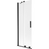 Mexen Velar, 2 szárnyas eltolható kádparaván 70 x 150 cm, 8 mm matt üveg, fekete matt, 896-070-000-31-70