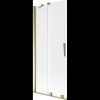Mexen Velar, 2 szárnyas eltolható kádparaván 85 x 150 cm, 8 mm-es mattüveg, arany fényes, 896-085-000-31-50