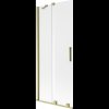 Mexen Velar, 2 szárnyas eltolható kádparaván 85 x 150 cm, 8mm matt üveg, arany matt, 896-085-000-31-55