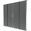 Mexen Velar L Duo, 2 szárnyas eltolható kádparaván 200 x 150 cm, 8mm szürke üveg, króm, 896-200-003-42-01