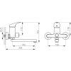 70779 1 ferro one vanova panelakova bateria 150 mm chromova bfo3a