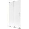 Mexen Velar L, 2 szárnyas eltolható kádparaván 100 x 150 cm, 8 mm-es mattüveg, csiszolt acél, 896-100-003-31-97