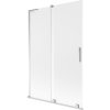 Mexen Velar L, 2 szárnyas eltolható kádparaván 120 x 150 cm, 8 mm mattüveg, króm, 896-120-003-31-01