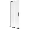 Mexen Velar L, 2 szárnyas eltolható kádparaván 85 x 150 cm, 8 mm mattüveg, fekete matt, 896-085-003-31-70