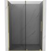 Mexen Velar, tolózuhanyajtó nyitáshoz 150 cm, 8mm szürke üveg, arany fényes, 871-150-000-41-50