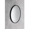 Sapho, NOTION SLIM kerek tükör keretben, ø 40cm, fekete szőnyeg, NT400