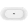Rea Milano, szabadon álló akril kád 170x73 cm, fehér fényes, REA-W2001